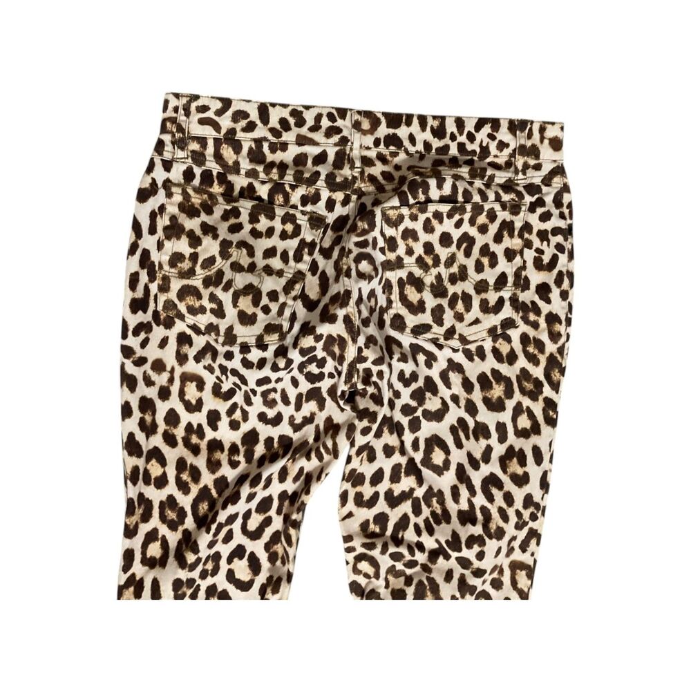 Boston Proper Animal Print Stretch Pants Size 4 - Picture 6 of 10